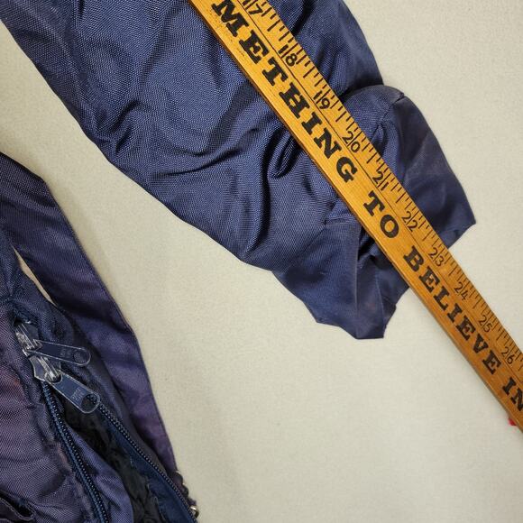 Vintage Guys Actionwear Coveralls S Mens Blue Insulated Workwear Y2k Grunge Fall - Picture 4 of 16